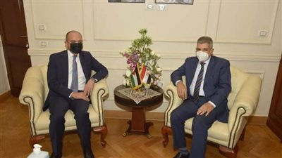 الفريق أسامة ربيع يبحث سبل التعاون المشترك مع سفير الأردن