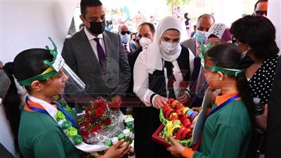 وزيرة التضامن: لن نترك طفلا في ٢٠٢١ يتسرب من التعليم