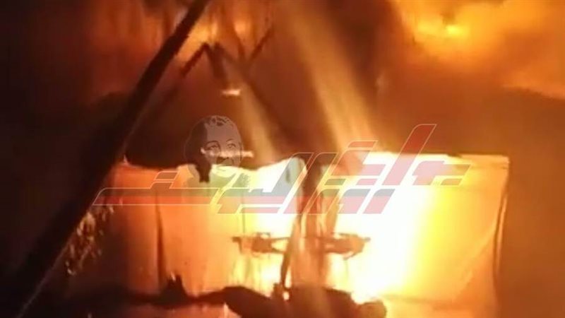 حريق مصنع الكرتون