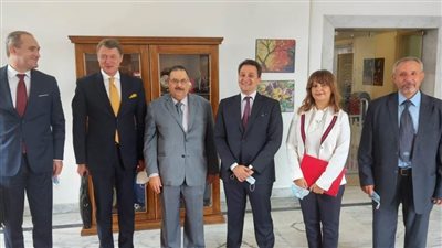 السفير خليل الذوادي يستقبل نائب وزير خارجية بيلاروسيا