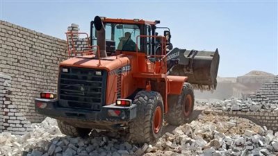 إزالة 290 تعديا ضمن الموجة الـ 18 لإزالة التعديات ببنى سويف 