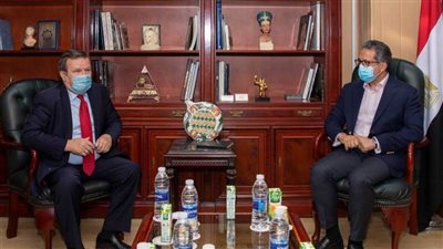 وزير السياحة والاثار يلتقى سفير أوكرانيا 