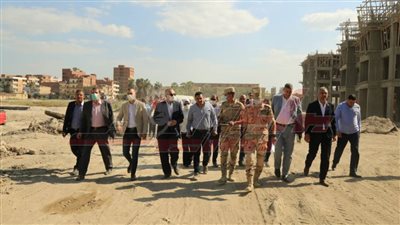 محافظ كفر الشيخ يتفقد إنشاء المحاور الجديدة والتجمعات السكانية