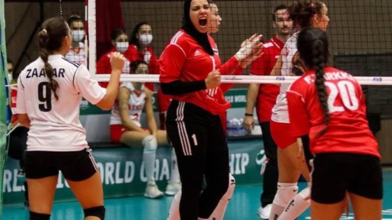 منتخب شابات الطائرة