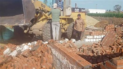 إزالة 25 حالة تعدٍ على الأراضي الزراعية وأملاك الدولة بالبحيرة