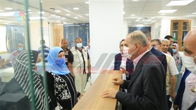 محافظ كفرالشيخ ونائبه يتفقدان تطوير الإدارة العامة للتخطيط والتنمية العمرانية