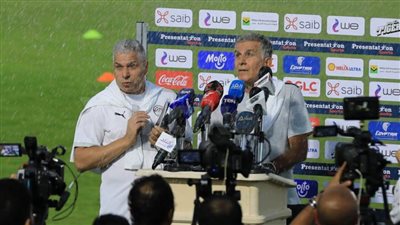 غرق كيروش خلال المؤتمر الصحفي باستاد برج العرب