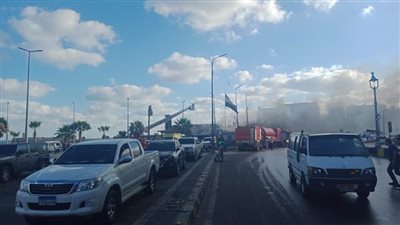 حريق بمطعم على كورنيش الإسكندرية دون خسائر في الأرواح