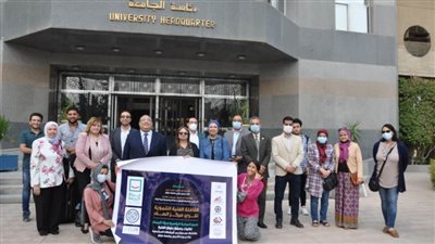 جامعة حلوان تطلق قافلتها لمحو الأمية والمشاركة المجتمعية 