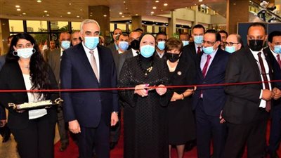 نيفين جامع: المعرض يعد الحدث التجاري الأهم والأكبر في مصر والشرق الأوسط