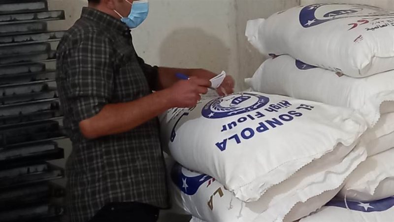 جانب من الحملة التموينية