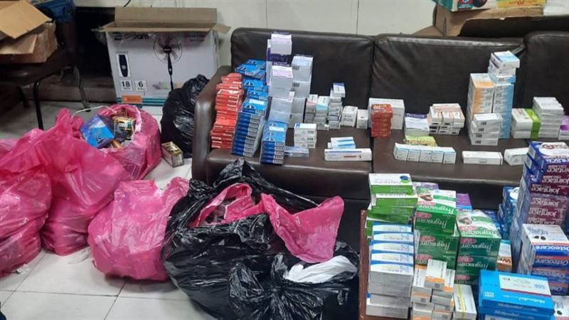 جانب من المضبوطات