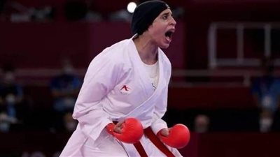 فريال أشرف تتأهل لنهائي بطولة الدوري العالمي للكاراتيه