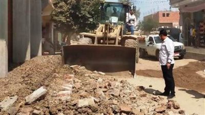 إزالة 50 حالة تعدٍ على الأراضي الزراعية بالشرقية