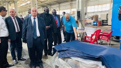 مدينة الجلود بالروبيكي تستقبل وفد كلية القادة والأركان الزامبي