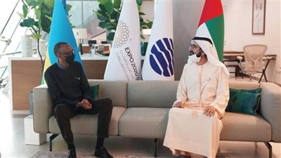 رئيس مجلس وزراء الإمارات يبحث مع رئيس رواندا فرص توسيع التعاون بين البلدين