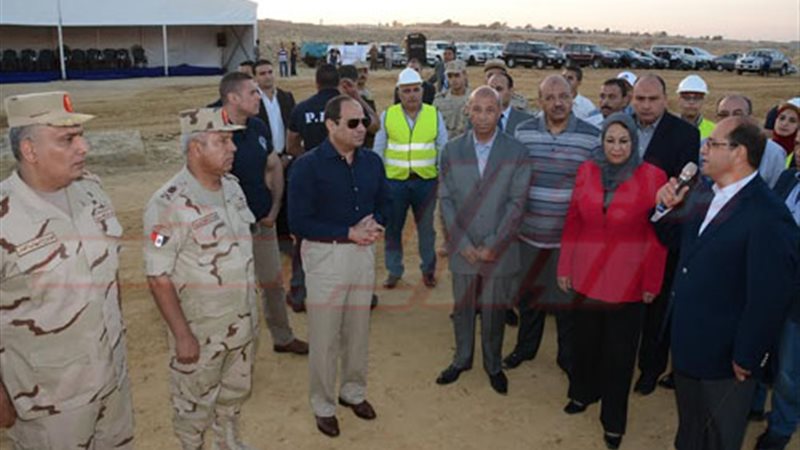 الرئيس السيسى تفقد