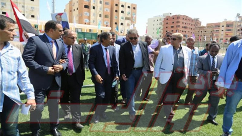 وزير الرياضة يفتتح
