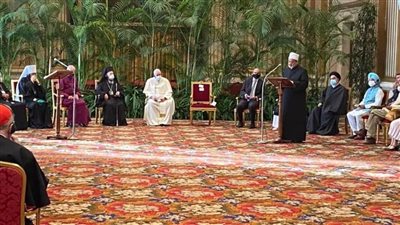 شيخ الأزهر يدعو علماء الأديان لتحمل مسؤولياتهم تجاه أزمة تغير المناخ