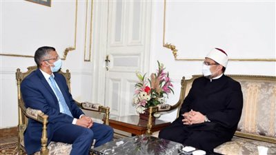 وزير الأوقاف يلتقي سفير مصر الجديد لدى الفاتيكان