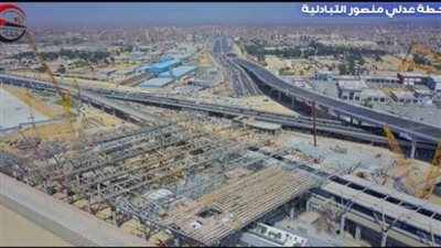 شاهد.. محطة عدلي منصور بمشروع القطار الكهربائي الخفيف LRT