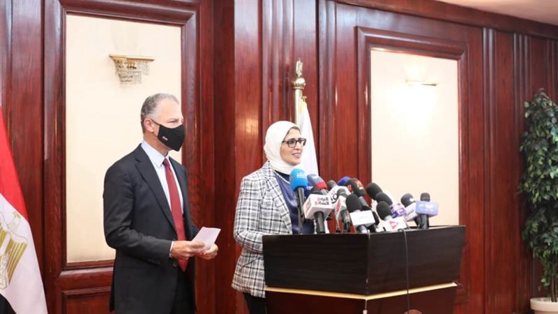 مؤتمر وزيرة الصحة