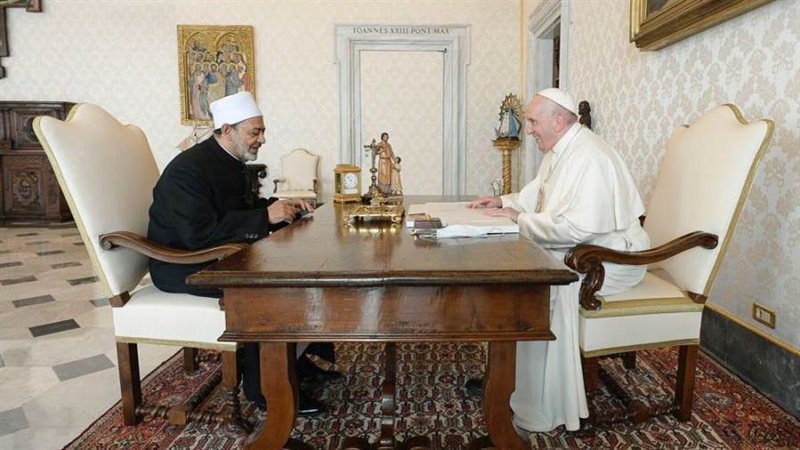 شيخ الازهر وبابا