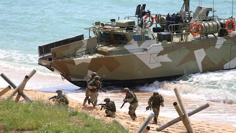 مناورات روسية جزائرية