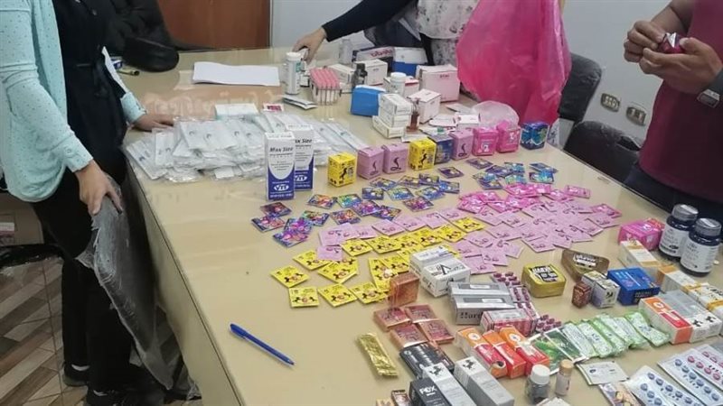 جانب من المضبوطات