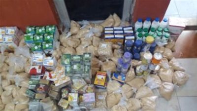 ضبط 8 أطنان وأكثر من 24 قطعة مواد غذائية مجهولة المصدر قبل ترويجها بالقليوبية