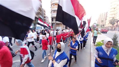 انطلاق ماراثون للمشي بالبحيرة احتفالا بذكرى نصر أكتوبر 