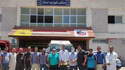 دعم مستشفى الشيخ زويد المركزي بحضانات وأسرة بتكلفة 250 ألف جنيه