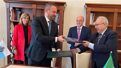 توقيع مذكرة تفاهم بين الجزائر وجمهورية سان مارينو لتعزيز العلاقات بين البلدين