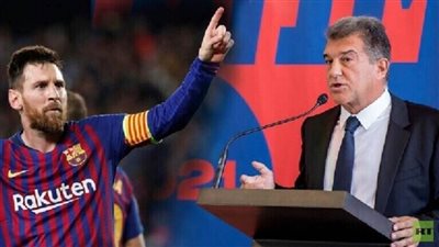 لابورتا تمنى لو أن ميسي عرض اللعب مجانا لبرشلونة