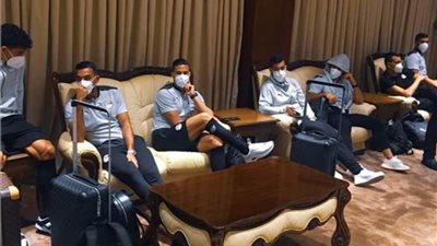 المنتخب الوطني الأول لكرة القدم يصل بنغازي