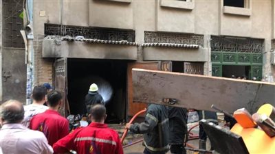 نشوب حريق في منزل بالمنصورة.. (صور)