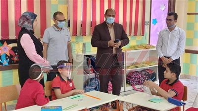 رئيس مدينة بيلا يتفقد المدرسة المصرية اليابانية بإبشان