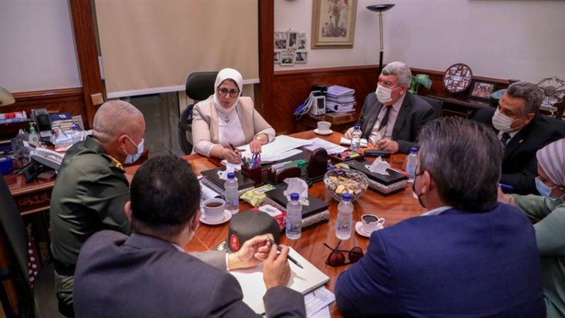 اجتماع وزيرة الصحة