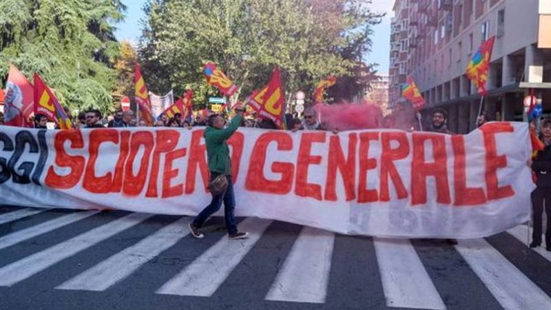 اضراب قطاع النقل