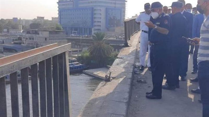 الجزء المنهار من