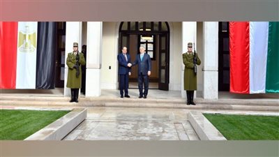 الرئيس السيسي يعقد جلسة مباحثات ثنائية مع رئيس وزراء المجر   