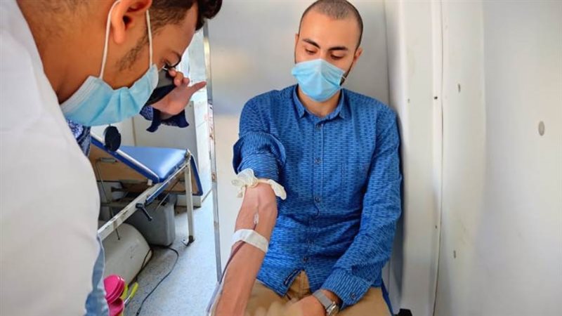 تبرع طلاب جامعة المنيا