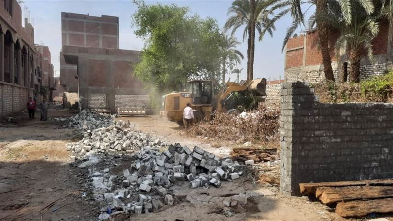 حملة الإزالات بمركز