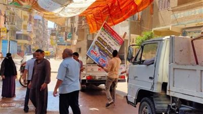 رفع ٤٣١ حالة إشغال طريق في حملة بالبحيرة