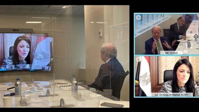 “المشاط” تعقد اجتماعًا موسعًا مع قيادات مجموعة البنك الدولي