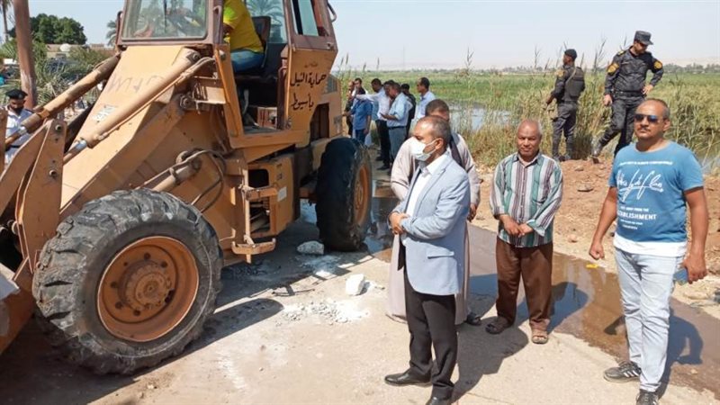 جانب من حملة الإزالة