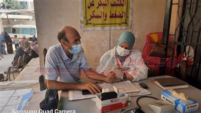 قافلة طبية بقرية شباس الشهداء للكشف علي مواطني كفر الشيخ بالمجان