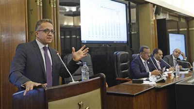 العناني في مجلس الشيوخ يستعرض استراتيجية الوزارة في ضوء رؤية مصر 2030 