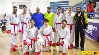 فريق شباب وادى دجلة للكاراتيه يصعد للدوري الممتاز لأول مرة