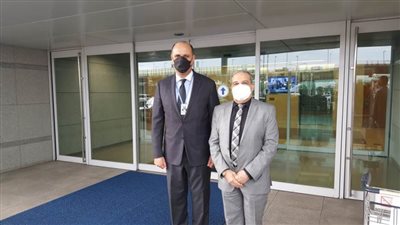 وزير الإنتاج الحربي يصل إلى كوريا الجنوبية للمشاركة بمعرض ADEX 2021